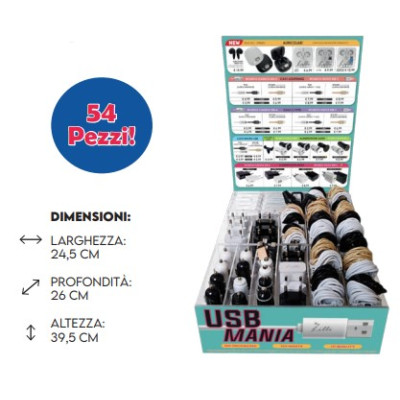 USB MANIA EXPO 54 PEZZI